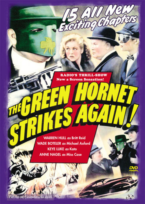 The Green Hornet Strikes Again! - DVD movie cover