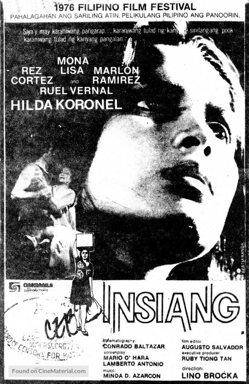 Insiang - Philippine Movie Poster