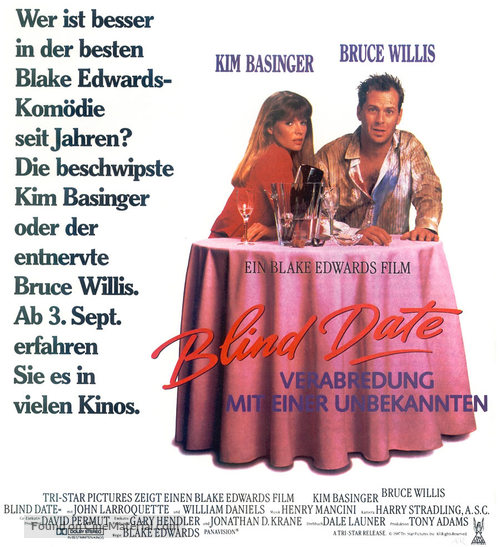 Blind Date - German Movie Poster