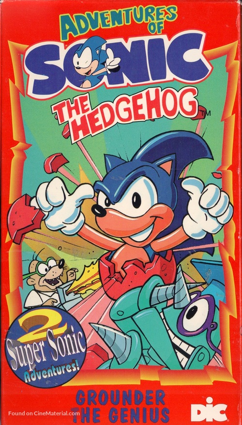 &quot;Adventures of Sonic the Hedgehog&quot; - VHS movie cover