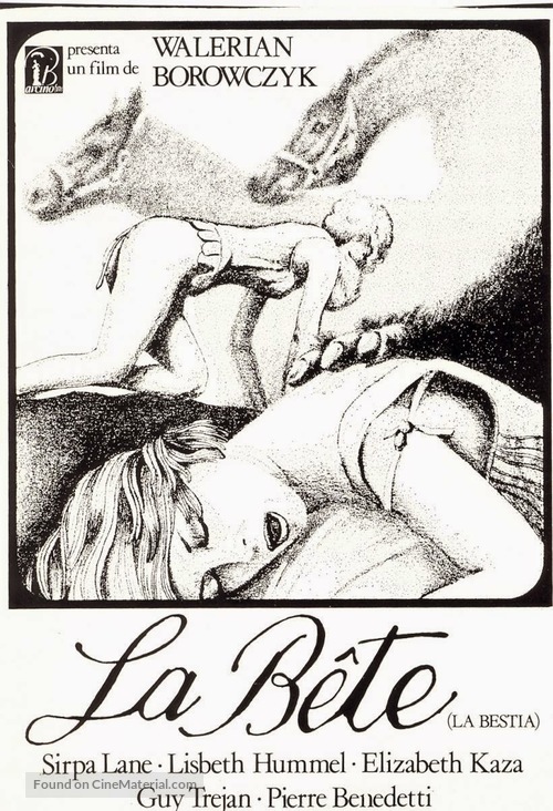 La b&ecirc;te - Spanish Movie Poster