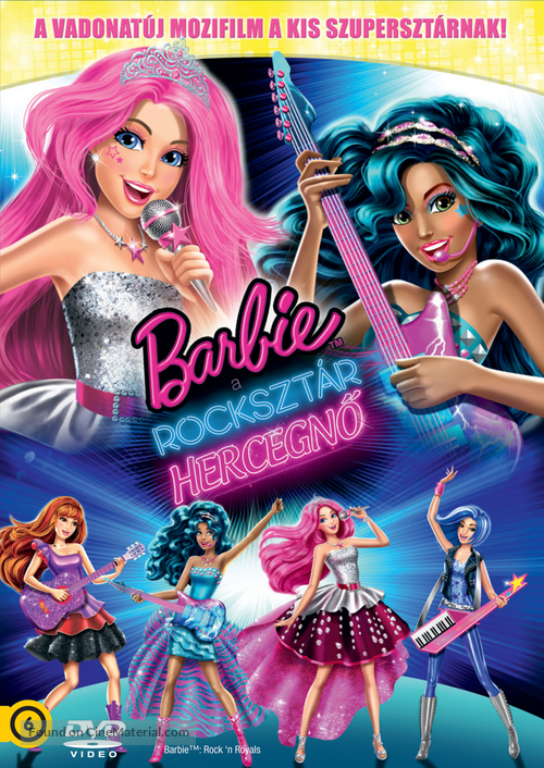 Barbie in Rock &#039;N Royals - Hungarian Movie Cover