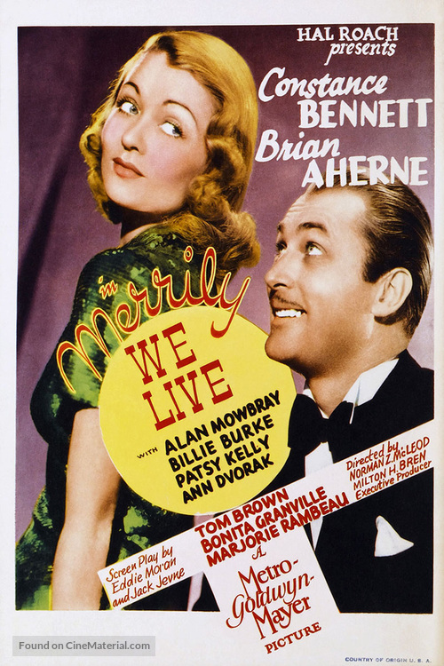 Merrily We Live - Movie Poster