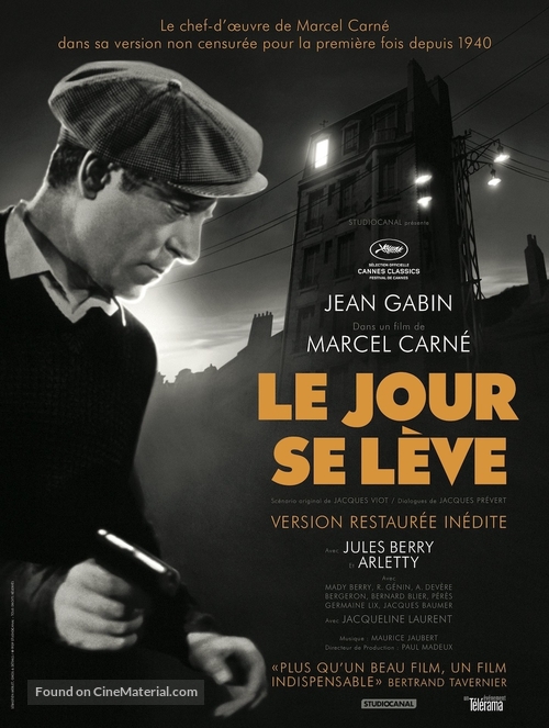 Le jour se l&egrave;ve - French Movie Poster