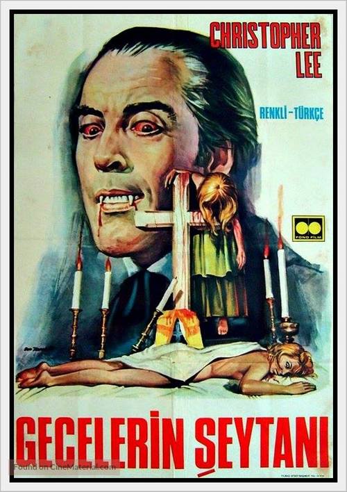 Scars of Dracula - Turkish Movie Poster