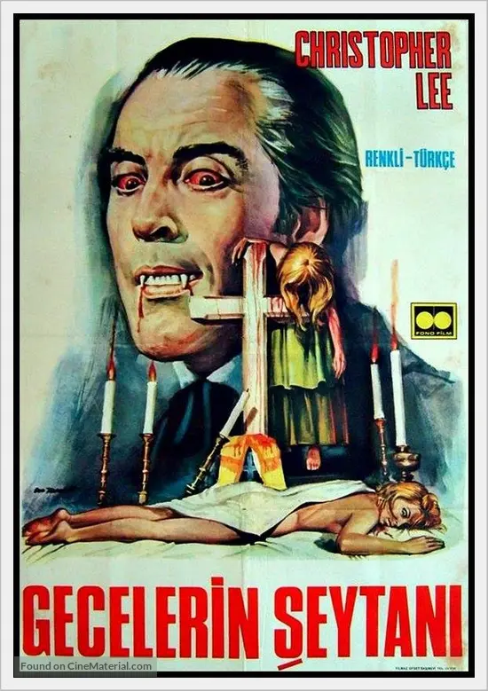 Scars of Dracula - Turkish Movie Poster