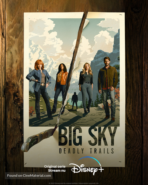 &quot;The Big Sky&quot; - Dutch Movie Poster