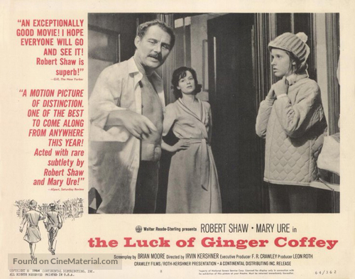 The Luck of Ginger Coffey - Movie Poster