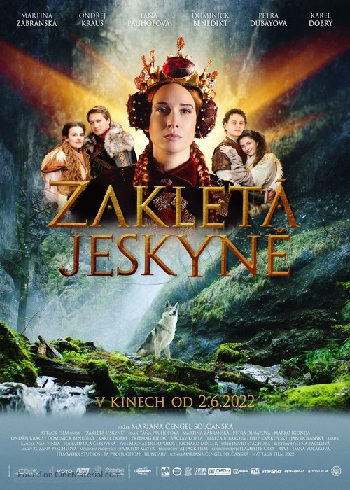 Zakliata jaskyna - Czech Movie Poster