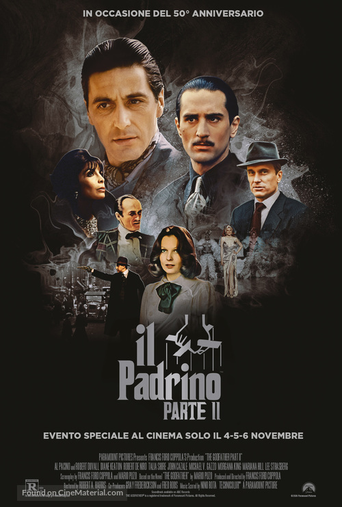 The Godfather: Part II - Italian Movie Poster