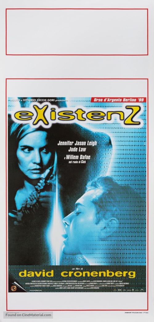 eXistenZ - Italian Movie Poster