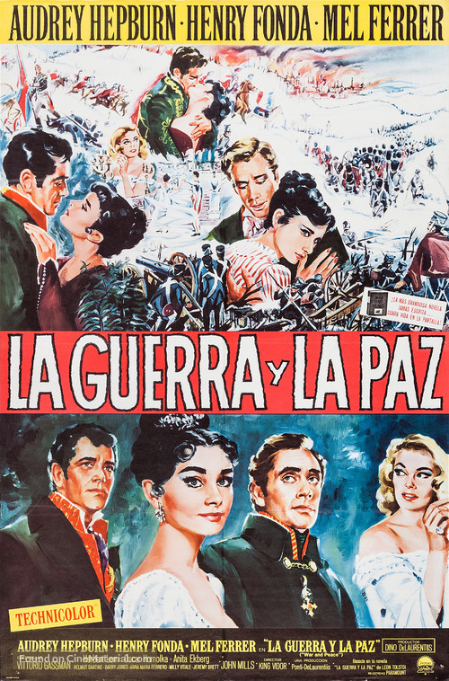 War and Peace - Puerto Rican Movie Poster