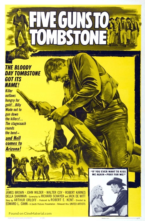 Five Guns to Tombstone - Movie Poster