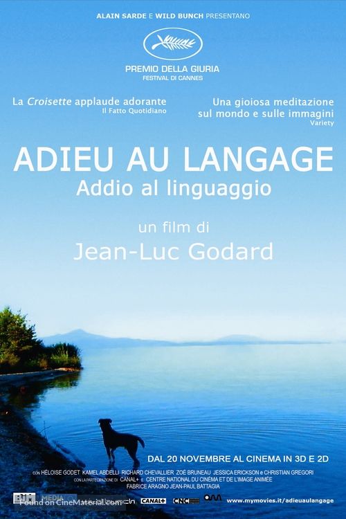 Adieu au langage - Italian Movie Poster