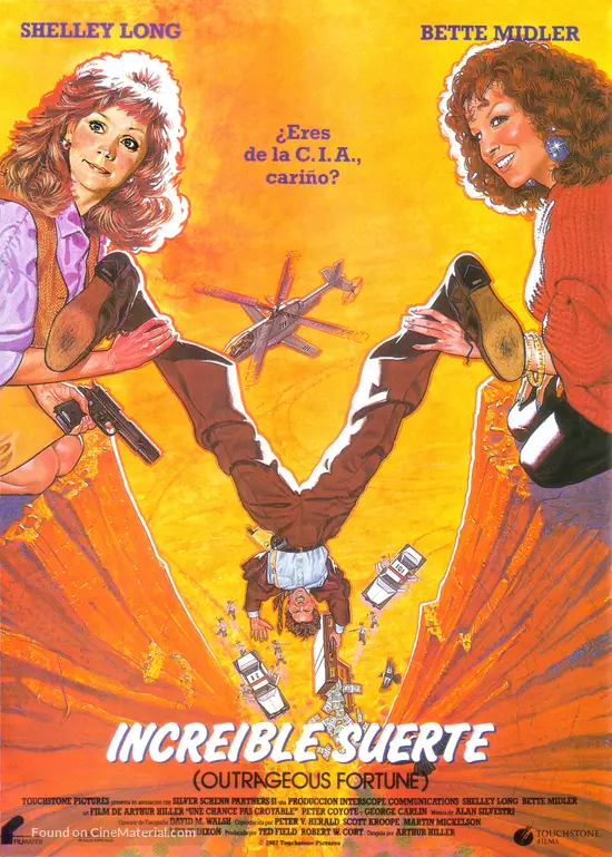 Outrageous Fortune - Spanish Movie Poster