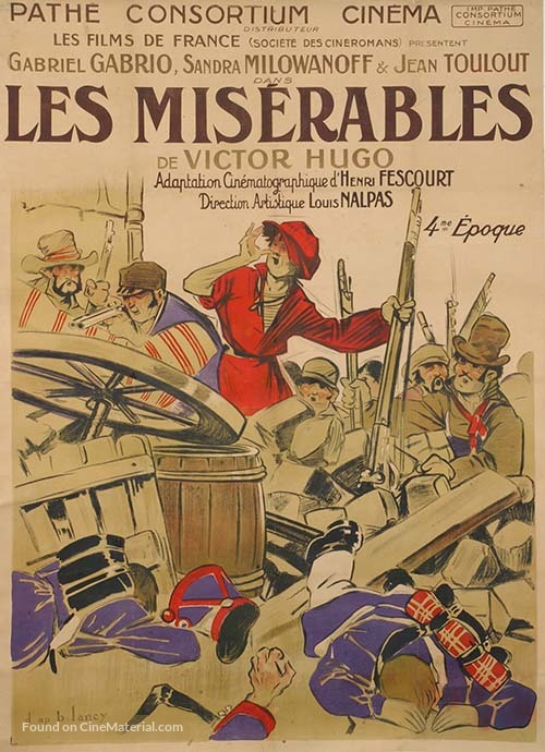 Les mis&eacute;rables - French Movie Poster