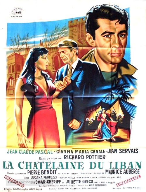 La ch&acirc;telaine du Liban - French Movie Poster