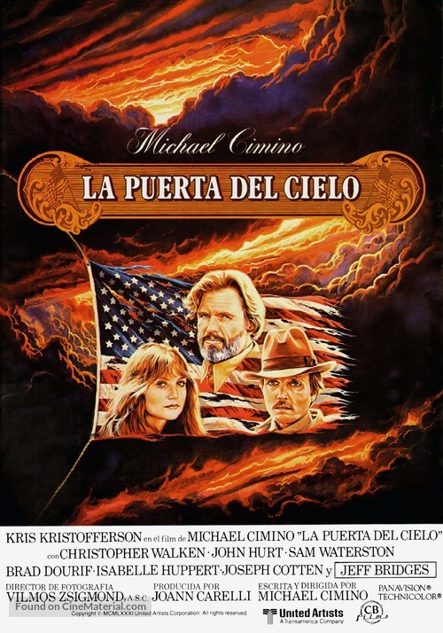 Heaven&#039;s Gate - Spanish Movie Poster