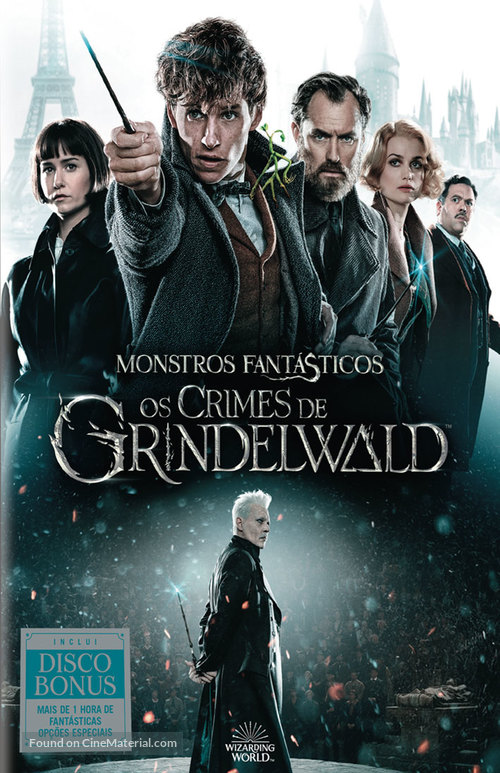 Fantastic Beasts: The Crimes of Grindelwald - Portuguese DVD movie cover