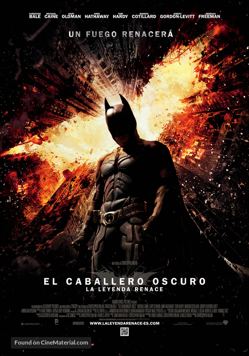 The Dark Knight Rises - Spanish Movie Poster