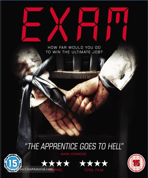 Exam - British Blu-Ray movie cover