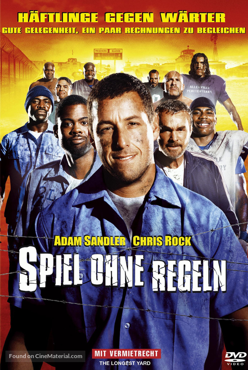 The Longest Yard - German DVD movie cover