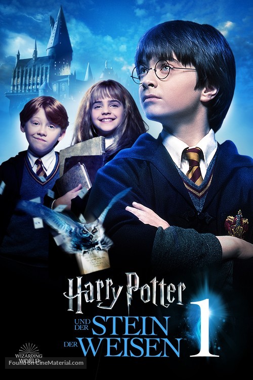 Harry Potter and the Philosopher&#039;s Stone - German Video on demand movie cover