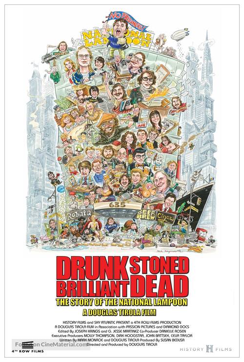 Drunk Stoned Brilliant Dead: The Story of the National Lampoon - Movie Poster
