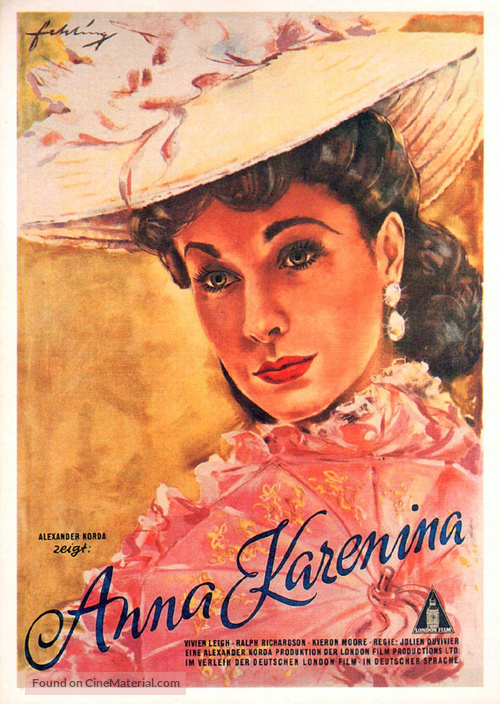 Anna Karenina - German Movie Poster