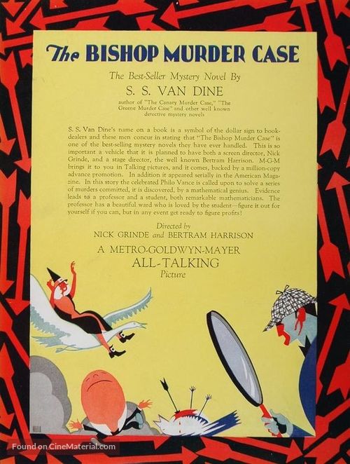 The Bishop Murder Case - Movie Poster