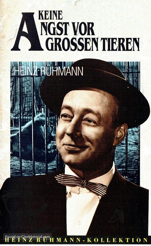 Keine Angst vor gro&szlig;en Tieren - German VHS movie cover