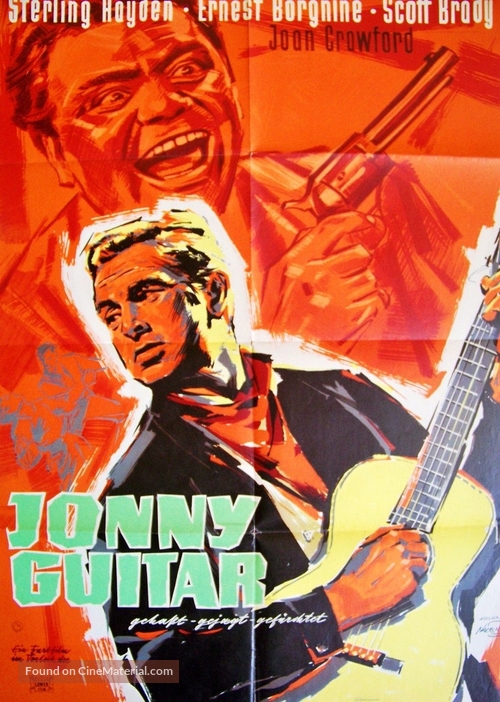 Johnny Guitar - German Movie Poster