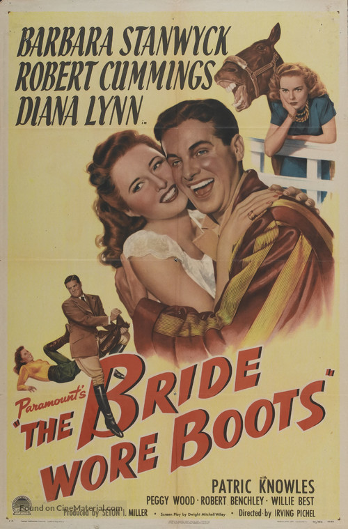 The Bride Wore Boots - Movie Poster