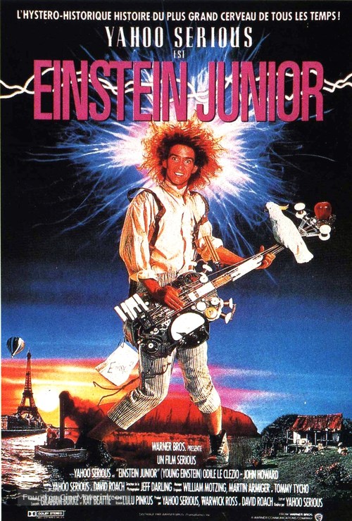 Young Einstein - French Movie Poster