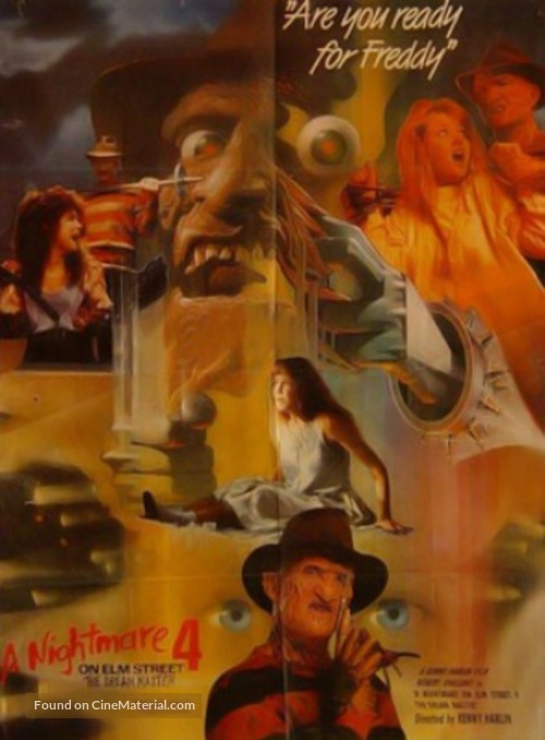 A Nightmare on Elm Street 4: The Dream Master - Pakistani Movie Poster