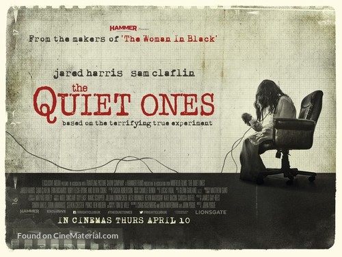 The Quiet Ones - British Movie Poster