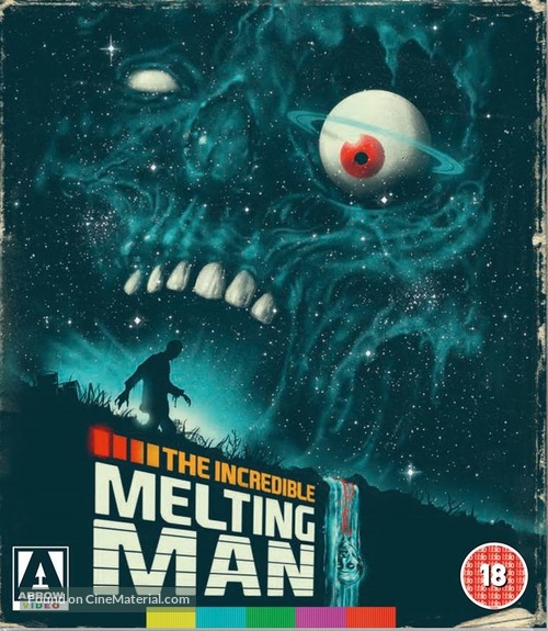 The Incredible Melting Man - British Blu-Ray movie cover
