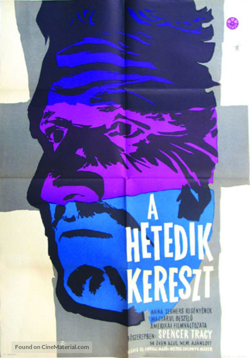 The Seventh Cross - Hungarian Theatrical movie poster