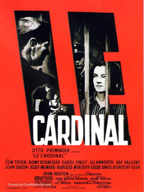 The Cardinal - French Movie Poster