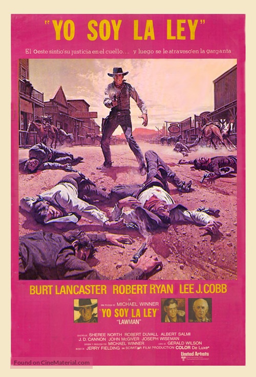 Lawman - Argentinian Movie Poster