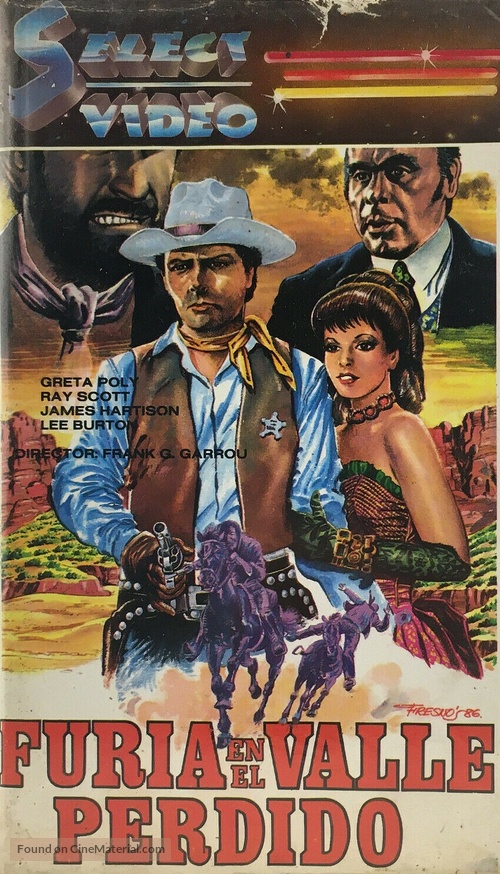 Uccidete Johnny Ringo - Spanish VHS movie cover