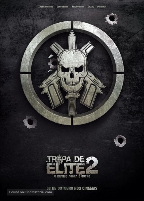 Tropa de Elite 2 - O Inimigo Agora &Eacute; Outro - Brazilian Movie Poster