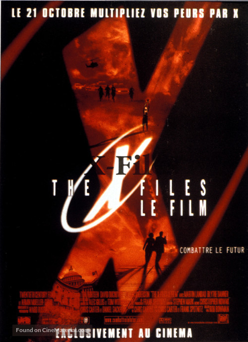 The X Files - French Movie Poster