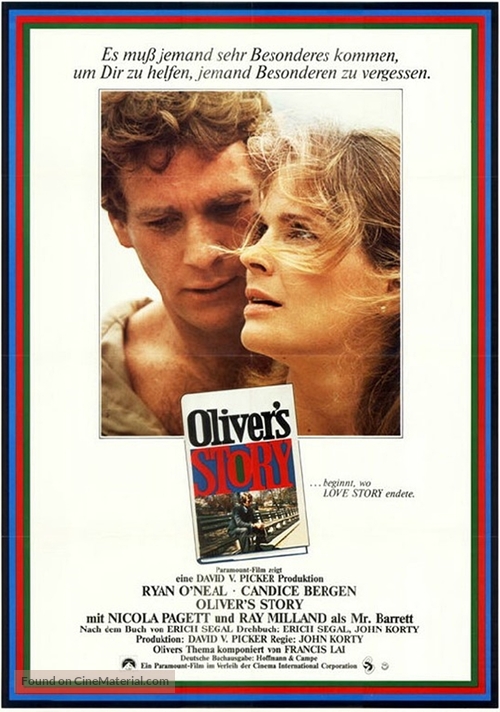 Oliver&#039;s Story - German Movie Poster