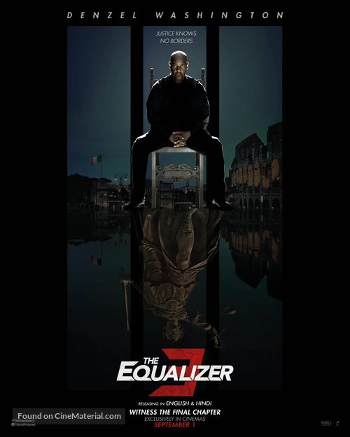 The Equalizer 3 - Indian Movie Poster