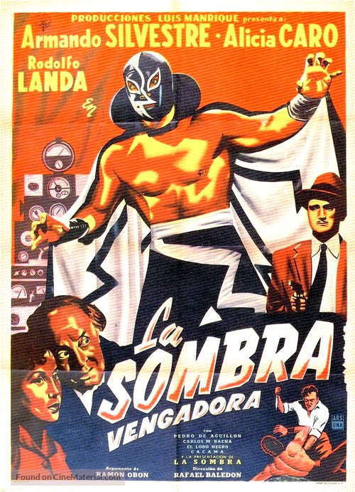 La sombra vengadora - Mexican Movie Poster