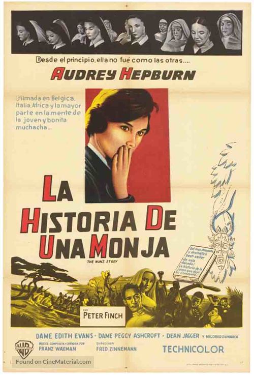 The Nun&#039;s Story - Argentinian Movie Poster