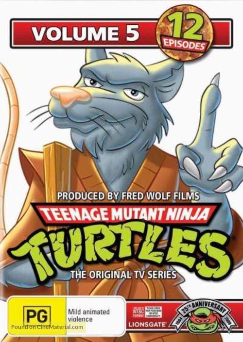 &quot;Teenage Mutant Ninja Turtles&quot; - Australian DVD movie cover