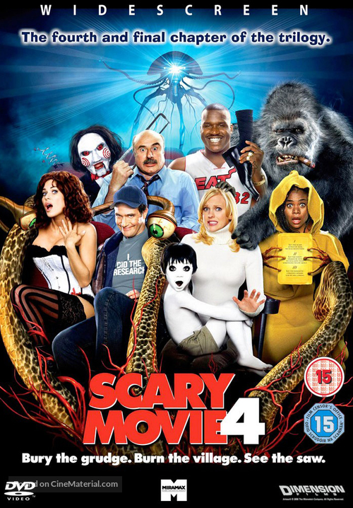 Scary Movie 4 - British DVD movie cover