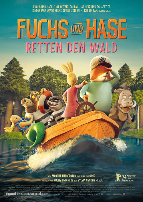 Fox &amp; Hare Save the Forest - German Movie Poster